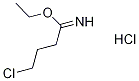 ethyl 4-chlorobutanimidoate hydrochloride Structure