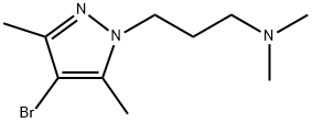 N-[3-(4-bromo-3,5-dimethyl-1H-pyrazol-1-yl)propyl]-N,N-dimethylamine,1170608-73-7,结构式