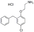 [2-(2-benzyl-4-chlorophenoxy)ethyl]amine hydrochloride Struktur