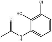 N-(3-氯-2-羟基-苯基)乙酰胺 结构式