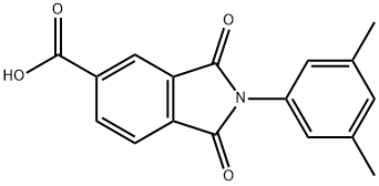 340828-06-0 2-(3,5-ジメチルフェニル)-1,3-ジオキソイソインドリン-5-カルボン酸