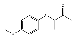 2-(4-甲氧基苯氧基)丙醇基氯化物,111479-09-5,结构式