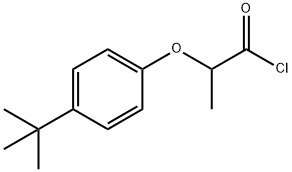 2-(4-叔丁基苯氧基)丙醇基氯化物,431046-87-6,结构式
