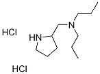 N-Propyl-N-(2-pyrrolidinylmethyl)-1-propanaminedihydrochloride Struktur