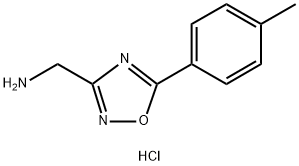 C-(5-p-Tolyl-[1,2,4]oxadiazol-3-yl)-methylaminehydrochloride,1172854-26-0,结构式