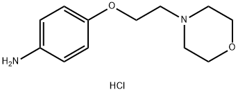 4-[2-(4-Morpholinyl)ethoxy]aniline dihydrochloride Structure