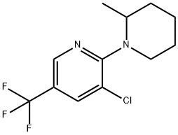 3-Chloro-2-(2-methyl-1-piperidinyl)-5-(trifluoromethyl)pyridine Structure