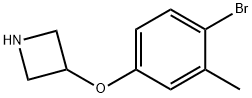 3-(4-Bromo-3-methylphenoxy)azetidine Structure