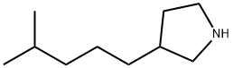 3-(4-Methylpentyl)pyrrolidine Struktur