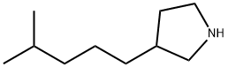 3-(4-Methylpentyl)pyrrolidine,1220021-17-9,结构式