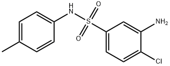 3-Amino-4-chloro-N-(4-methylphenyl)-benzenesulfonamide 结构式