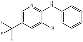 3-Chloro-N-phenyl-5-(trifluoromethyl)-2-pyridinamine,1163681-50-2,结构式