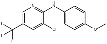 581792-51-0 3-クロロ-N-(4-メトキシフェニル)-5-(トリフルオロメチル)-2-ピリジンアミン