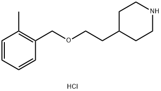 4-{2-[(2-Methylbenzyl)oxy]ethyl}piperidinehydrochloride,1220017-72-0,结构式