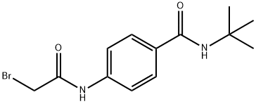 4-[(2-Bromoacetyl)amino]-N-(tert-butyl)benzamide Structure