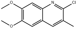 2-Chloro-6,7-dimethoxy-3-methyl-quinoline, 577967-81-8, 结构式