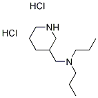 N-(3-Piperidinylmethyl)-N-propyl-1-propanaminedihydrochloride Struktur