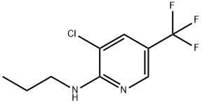 3-Chloro-N-propyl-5-(trifluoromethyl)-2-pyridinamine Struktur