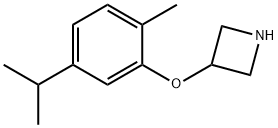 3-(5-Isopropyl-2-methylphenoxy)azetidine Struktur