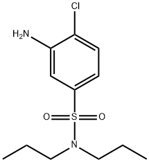 3-Amino-4-chloro-N,N-dipropylbenzenesulfonamide 结构式