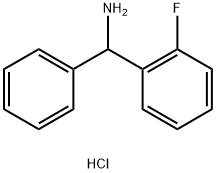 C-(2-Fluoro-phenyl)-C-phenyl-methylaminehydrochloride Structure