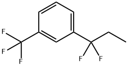 1-(1,1-Difluoropropyl)-3-(trifluoromethyl)benzene Structure