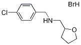 (4-Chloro-benzyl)-(tetrahydro-furan-2-ylmethyl)-amine hydrobromide Structure