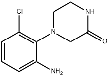 4-(2-Amino-6-chlorophenyl)-2-piperazinone Structure