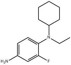 N-1-Cyclohexyl-N-1-ethyl-2-fluoro-1,4-benzenediamine|