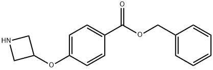 Benzyl 4-(3-azetidinyloxy)benzoate Structure