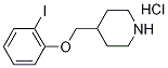 4-[(2-Iodophenoxy)methyl]piperidine hydrochloride Struktur