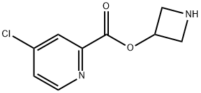 3-Azetidinyl 4-chloro-2-pyridinecarboxylate Struktur