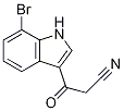 7-Bromo-3-cyanoacetylindol Structure