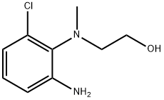 2-(2-Amino-6-chloromethylanilino)-1-ethanol 结构式