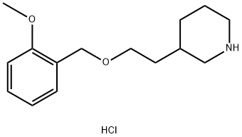 3-{2-[(2-Methoxybenzyl)oxy]ethyl}piperidinehydrochloride Structure
