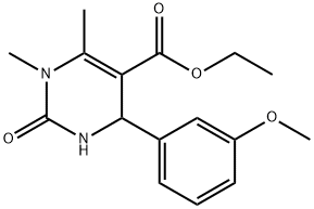 Ethyl 4-(3-methoxyphenyl)-1,6-dimethyl-2-oxo-1,2,3,4-tetrahydro-5-pyrimidinecarboxylate
