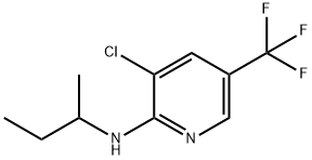 N-(sec-Butyl)-3-chloro-5-(trifluoromethyl)-2-pyridinamine,1036594-37-2,结构式