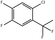 1-Chloro-2-(1,1-difluoroethyl)-4,5-difluorobenzene Struktur