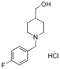 4-piperidinemethanol, 1-[(4-fluorophenyl)methyl]-|