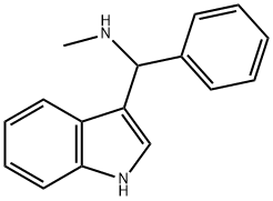 1-(1H-indol-3-yl)-N-methyl-1-phenylmethanamine Struktur
