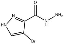 1H-pyrazole-5-carboxylic acid, 4-bromo-, hydrazide|4-溴-2H-吡唑-3-卡巴肼