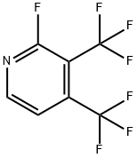 2-Fluoro-3,4-bis(trifluoromethyl)pyridine Structure