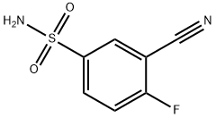 3-Cyano-4-fluorobenzenesulfonamide Structure