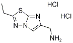 [(2-Ethylimidazo[2,1-b][1,3,4]thiadiazol-6-yl)-methyl]amine dihydrochloride Structure