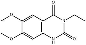 3-乙基-6,7-二甲氧基-1H-喹唑啉-2,4-二酮, 335417-99-7, 结构式