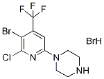 1'-(5-Bromo-6-chloro-4-(trifluoromethyl)pyridin-2-yl)piperazine hydrobromide|1-(5-溴-6-氯-4-(三氟甲基)吡啶-2-基)哌嗪氢溴酸盐