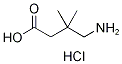 4-Amino-3,3-dimethylbutanoic acid hydrochloride,,结构式