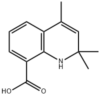 2,2,4-三甲基-1H-喹啉-8-羧酸 结构式