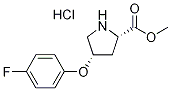 Methyl (2S,4S)-4-(4-fluorophenoxy)-2-pyrrolidinecarboxylate hydrochloride|