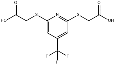 1053659-76-9 (6-羧甲基硫基-4-(三氟甲基)-吡啶-2-基硫基)乙酸